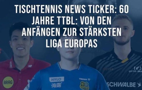 德甲60周年海报，樊振东站C位，排面超欧洲传奇！王励勤一句话，小胖归队有望